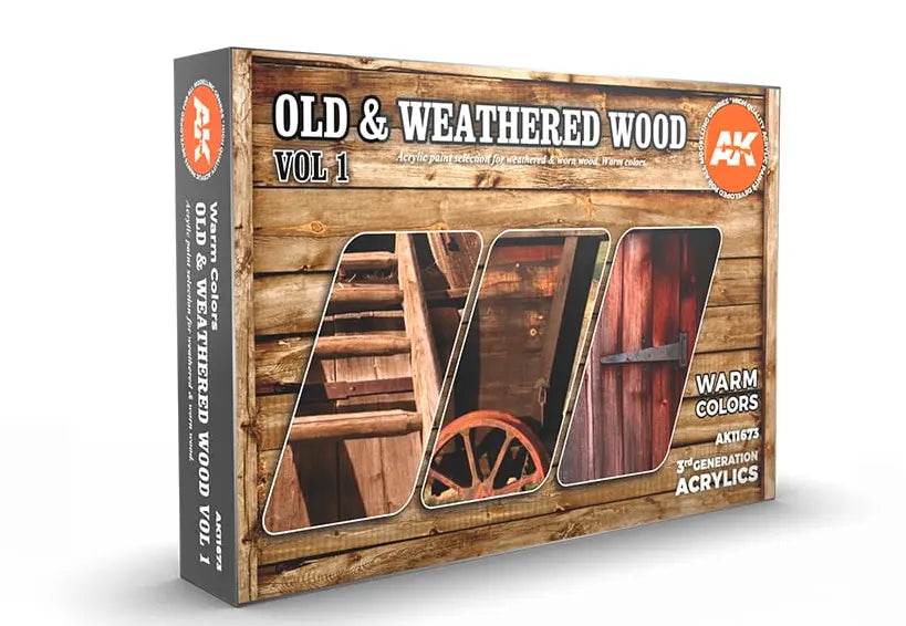 AK Interactive: Old and Weathered Wood Volume 1
