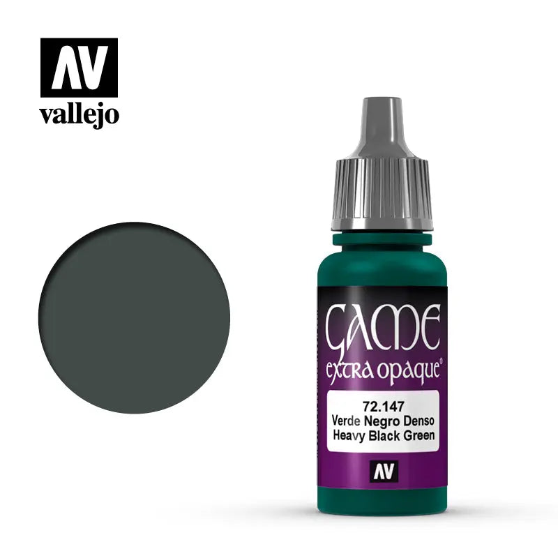 Heavy Black Green- Extra Opaque- Vallejo Game Color