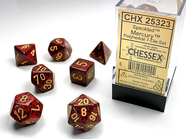 Speckled Mercury 7-Die set
