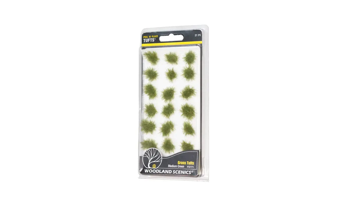 Grass Tufts- Medium Green- Woodland Scenics Tufts