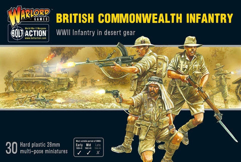 British Commonwealth Infantry WWII Commonwealth Infantry in the Western Desert- Bolt Action