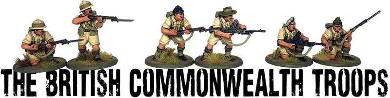 British Commonwealth Infantry WWII Commonwealth Infantry in the Western Desert- Bolt Action