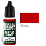 GreenStuffWorld Acrylic Paint: Cutthroat Red