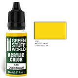 GreenStuffWorld Acrylic Paint: Cyber Yellow