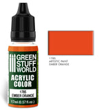 GreenStuffWorld Acrylic Paint: Ember Orange