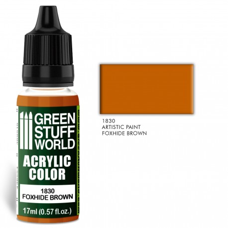 GreenStuffWorld Acrylic Paint: Foxhide Brown