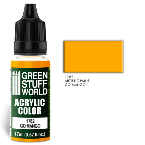 GreenStuffWorld Acrylic Paint: Go Mango