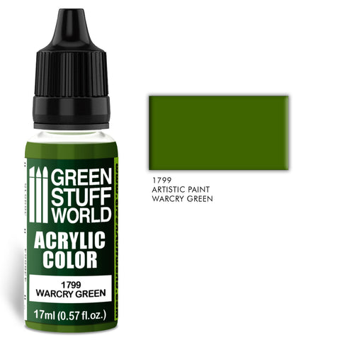 GreenStuffWorld Acrylic Paint: Warcry Green