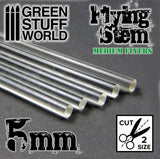 GreenStuffWorld Acrylic Clear Rods- 5mm