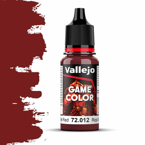 Vallejo Game Color NEW- Scarlet Red