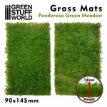 GreenStuffWorld Grass Mats Cut-Out: Ponderosa Green Meadow 14mm