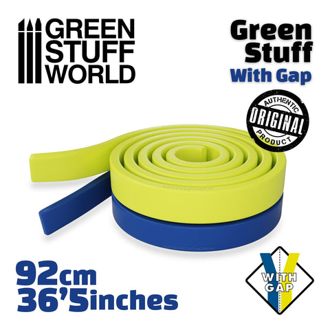 GreenStuffWorld Green Stuff Tape 36 inches WITH GAP