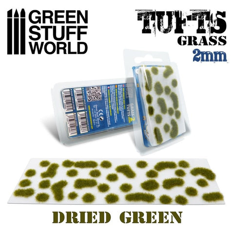 GreenStuffWorld Grass Tufts: Dried Green 2mm