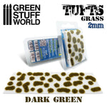 GreenStuffWorld Grass Tufts: Dark Green 2mm