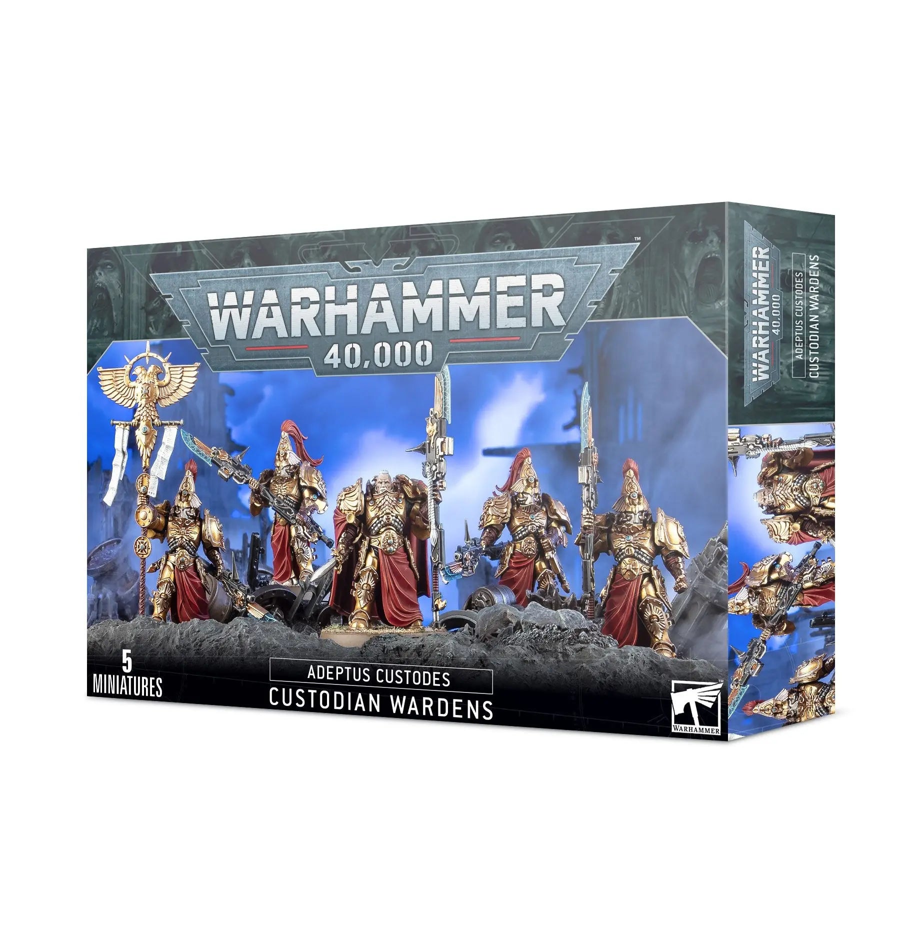 Adeptus Custodes: Custodian Wardens/ Vexilus Praetor/ Shield-Captain