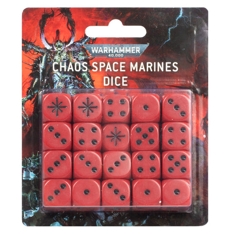 Warhammer 40L: Chaos Space Marines Dice