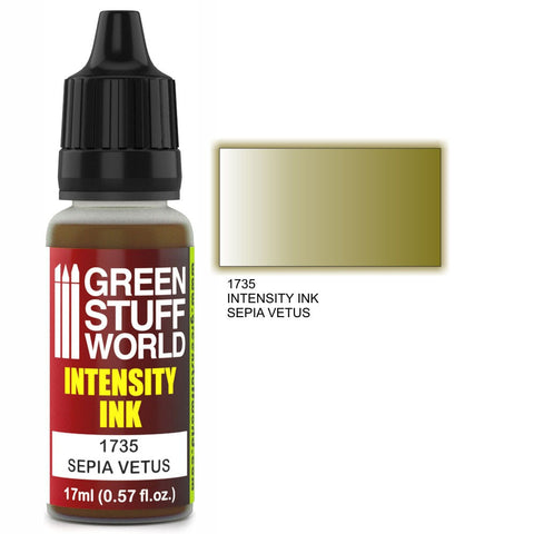 GreenStuffWorld Inktensity Ink: Sepia Vetus