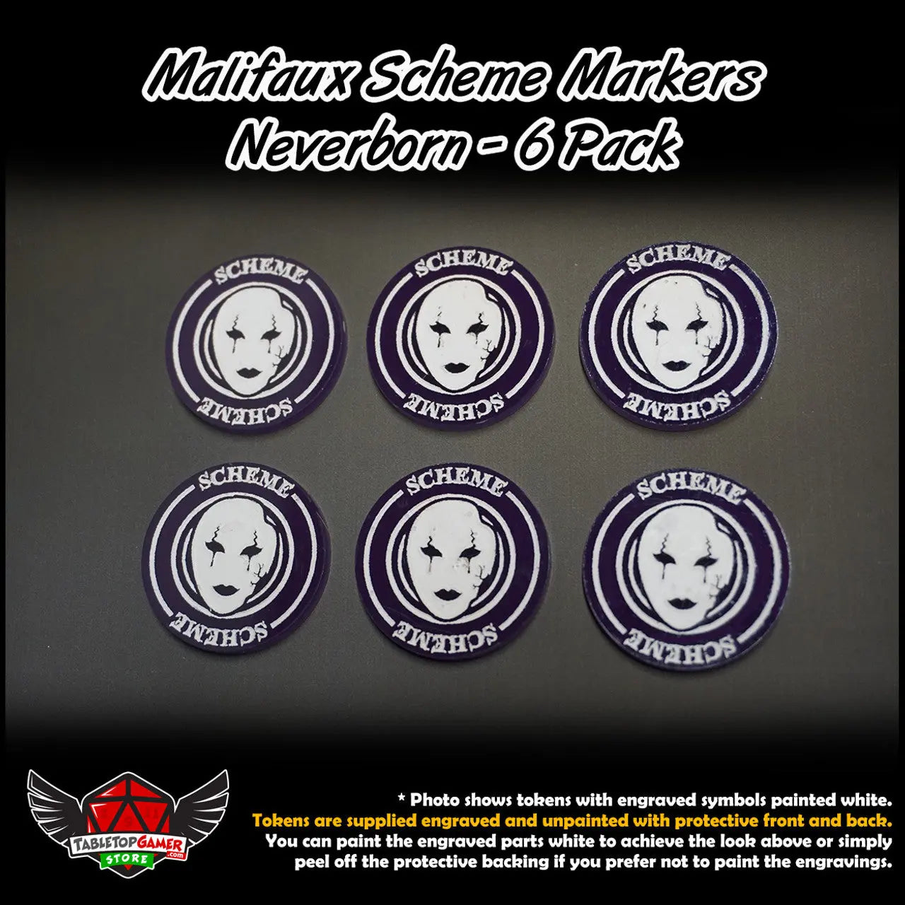 Malifaux Scheme Markers- Neverborn