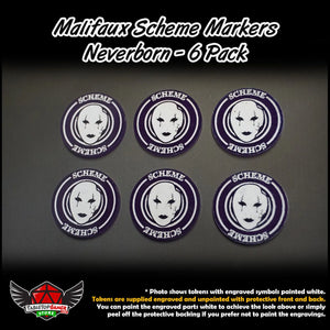 Malifaux Scheme Markers- Neverborn