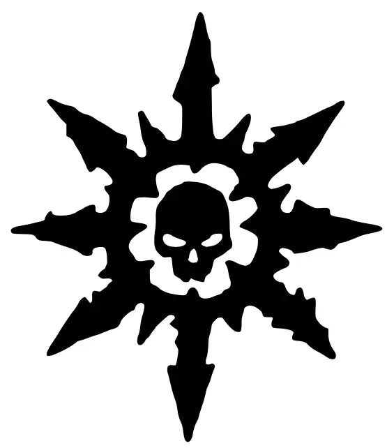 40K sticker pack - Chaos Space Marines