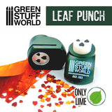 GreenStuffWorld Miniature Leaf Punch DARK GREEN