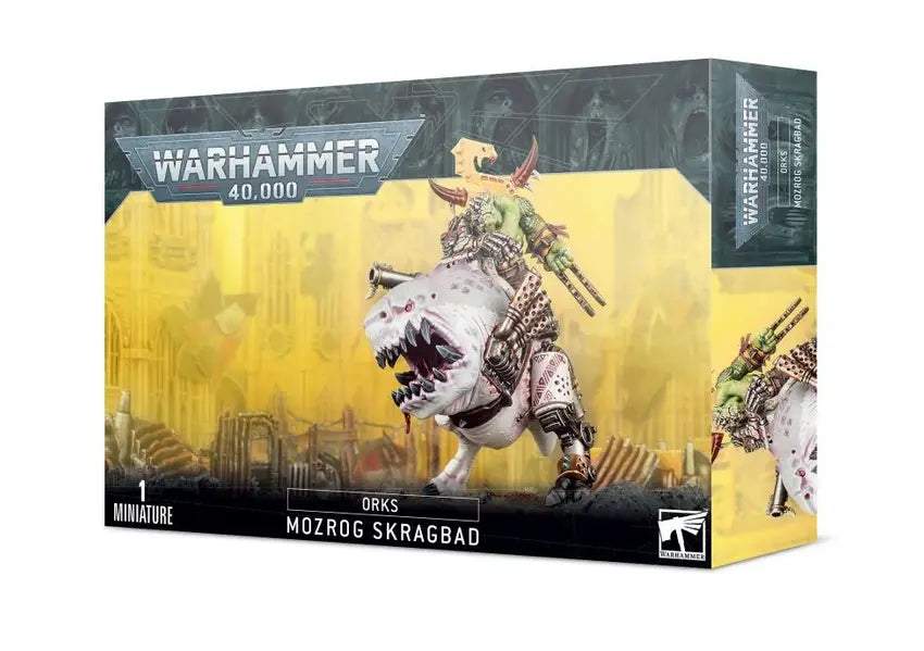 Orks: Mozrog Skragbad (Beastboss on Squigasaur)