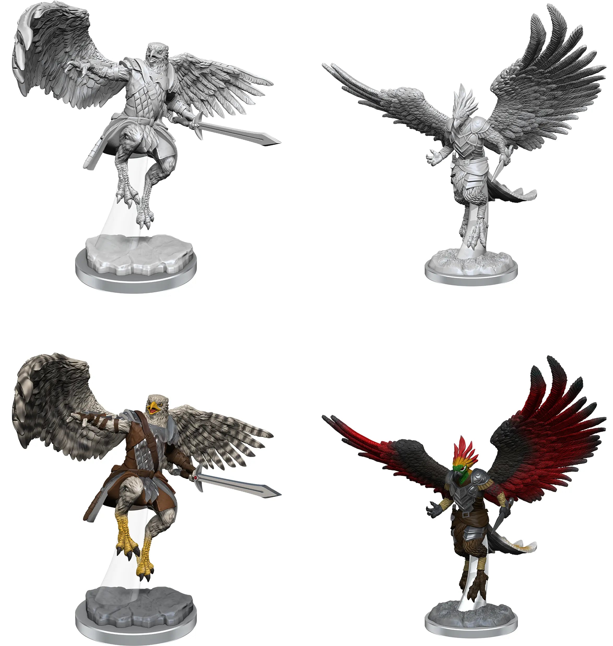 D&D Marvelous Unpainted Wave 18- Aarakocra Paladins