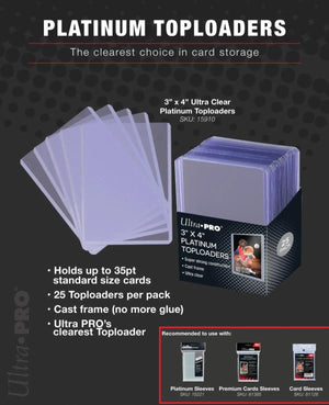 Ultra-Pro Platinum Topload 3 x 4 (25)