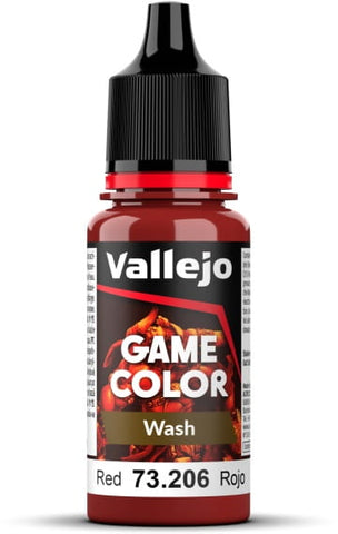 Vallejo Game Color Wash NEW- Red