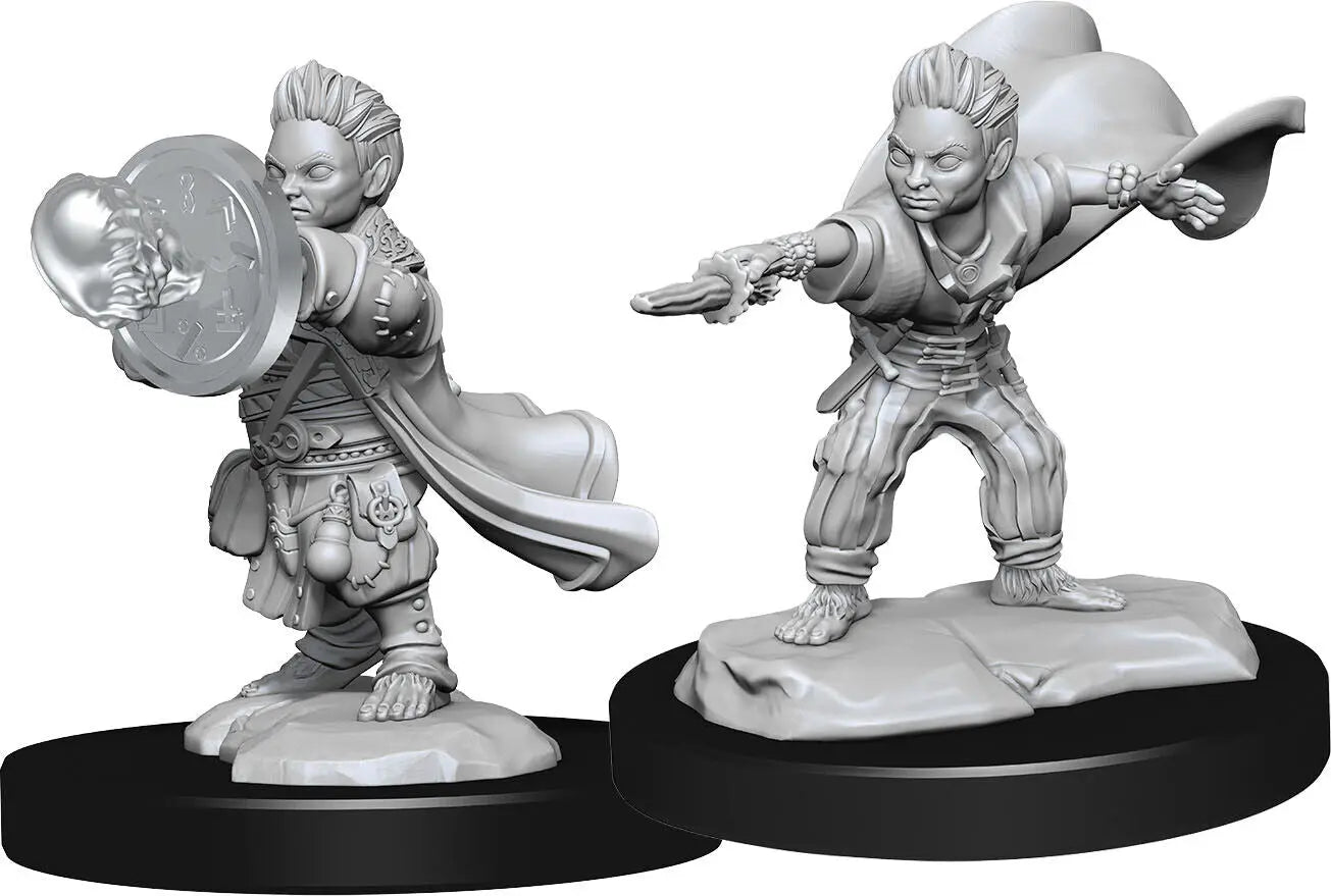 Pathfinder Battles-Male Halfling Wizard