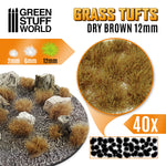 GreenStuffWorld Grass Tufts: Dry Brown 12mm