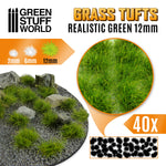 GreenStuffWorld Grass Tufts: Realistic Green 12mm