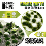 GreenStuffWorld Grass Tufts: Dark Green 6mm