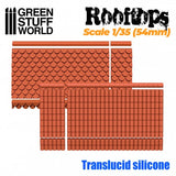 GreenStuffWorld Silicone Molds - Rooftops 1/35 (54mm)