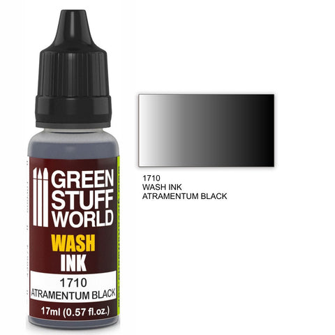 GreenStuffWorld Wash Ink: Atramentum Black