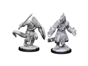 D&D Marvelous Unpainted Wave 15- Lizardfolk Barbarian and Cleric