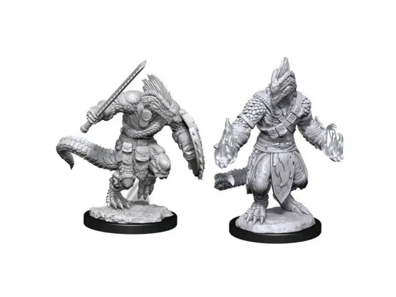 D&D Marvelous Unpainted Wave 15- Lizardfolk Barbarian and Cleric